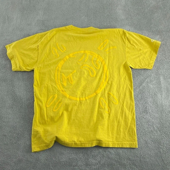 TDE Yellow "The House Is Burning" T-Shirt L 100% Cotton Made In USA 4874 - Picture 2 of 8